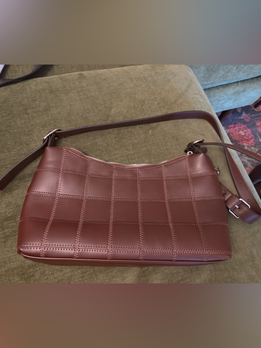 COACHTOPIA Brown Quilted Leather Shoulder Bag - Women's Everyday Crossbody